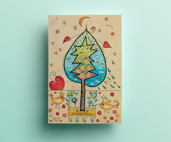 Goldener Früchtebaum, Illustration
