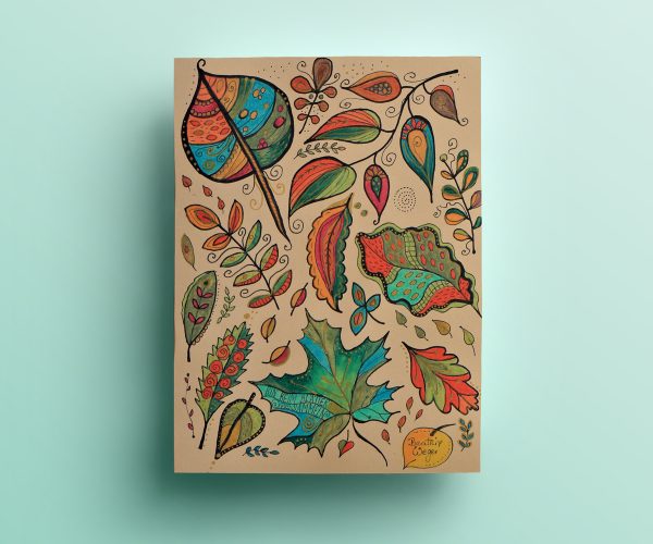 Herbstlaub, Illustration