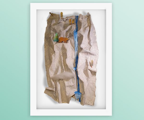 Bär, Papierrelief