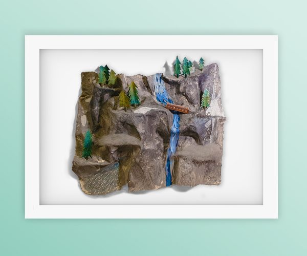 Brücke, Papierrelief