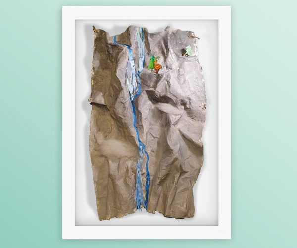 Steinbock, Papierrelief