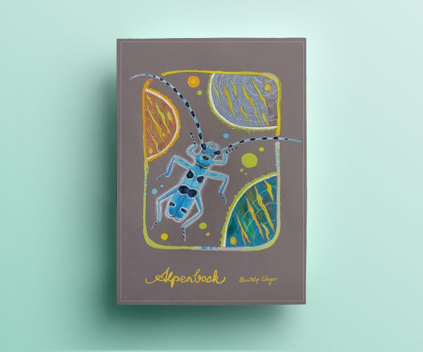 Alpenbock, Plakat, Naturpark Karwendel