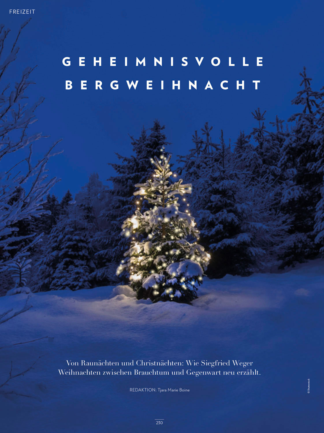 Tirolerin, Dezember 2025